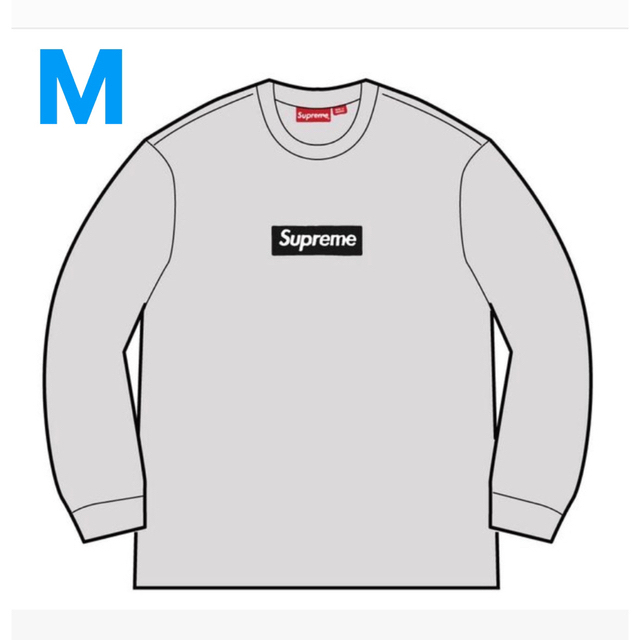 Supreme(シュプリーム)のSupreme Box Logo Crewneck Grey Mサイズ メンズのトップス(スウェット)の商品写真