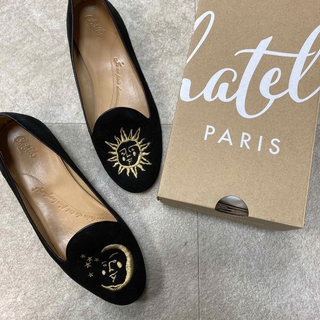 Chatelles シャテル paris フラットシューズ 38靴/シューズ