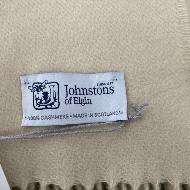 Johnstons(ジョンストンズ)のJOHNSTONS  ジョンストンズ マフラーカシミヤ ストール 無地 レディースのファッション小物(マフラー/ショール)の商品写真