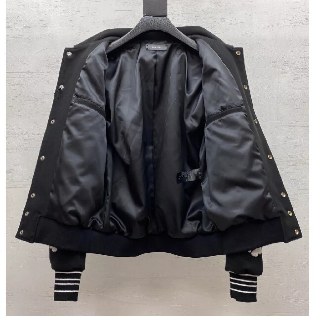 AMIRI バーシティ ジャケット ブルゾン スタジャン cinema.sk