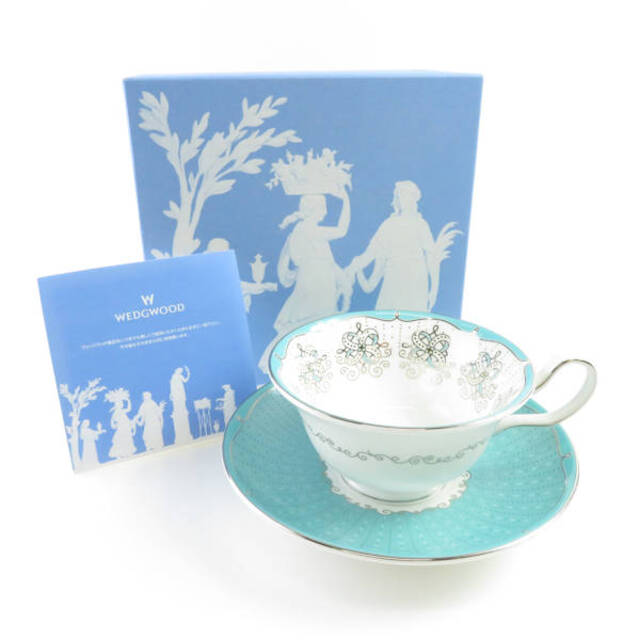 未使用 WEDGWOOD ウェッジウッド プシュケ ティーカップ&ソーサー 1客