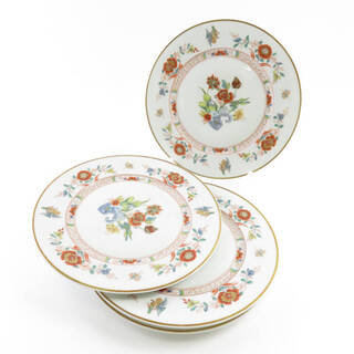 アビランド(Haviland)の HAVILAND アビランド 中皿 4枚 セット 19cmプレート ケーキ デザート 花柄 SC5802F (食器)