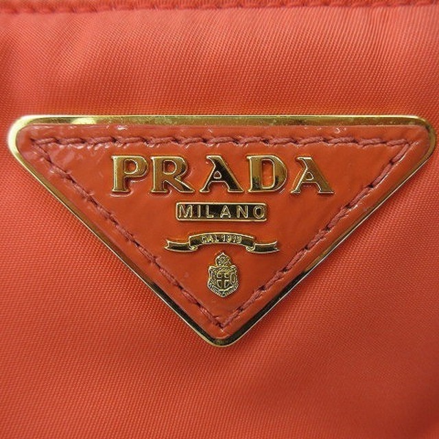 PRADA - プラダ 三角プレート 切替 ナイロン ハンド ショルダー トート