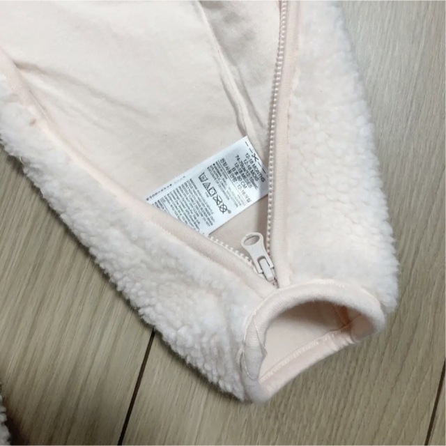 babyGAP(ベビーギャップ)の【美品】Baby GAP カバーオール 80cm くま耳 ベビーピンク キッズ/ベビー/マタニティのベビー服(~85cm)(カバーオール)の商品写真