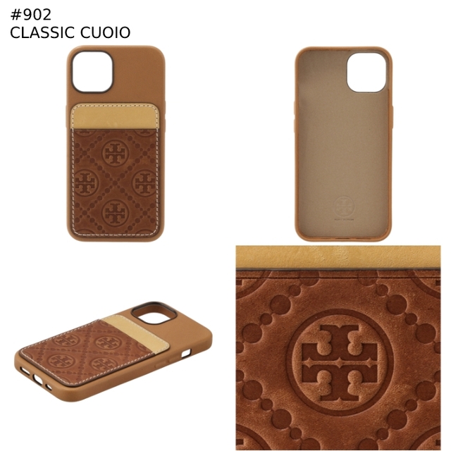 トリーバーチ TORY BURCH iPhone13 ケース T モノグラム カード ポケット付き スマホケース 137214 0153