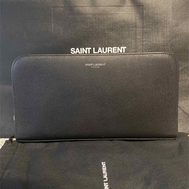 【極美品】SAINT LAURENT ラウンドファスナー 長財布