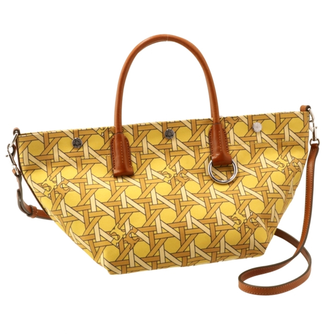 Tory Burch(トリーバーチ)のトリーバーチ TORY BURCH トートバッグ バスケットウィーブ スモール キャンバス トート イエロー系 139025 0001 700 レディースのバッグ(ハンドバッグ)の商品写真