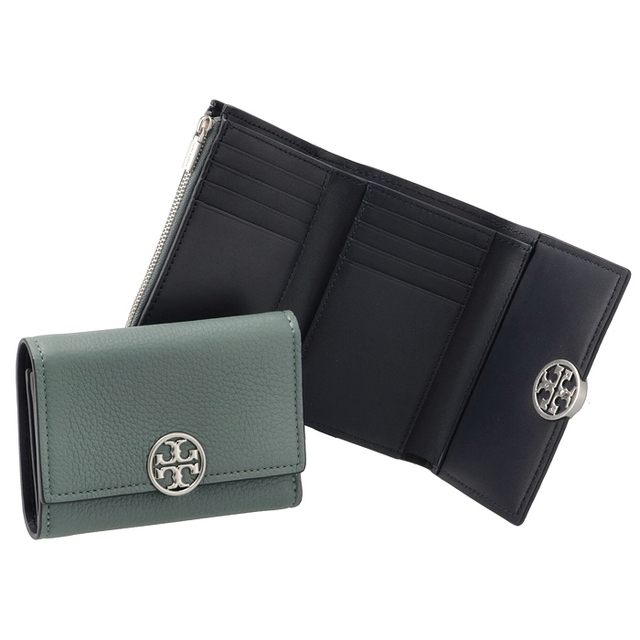 【新品 未使用】TORY BURCH トリーバーチ フラップウォレット 財布 黒