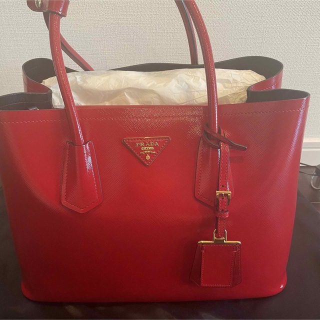 【超美品】プラダ　PRADA サフィアーノトートバッグ