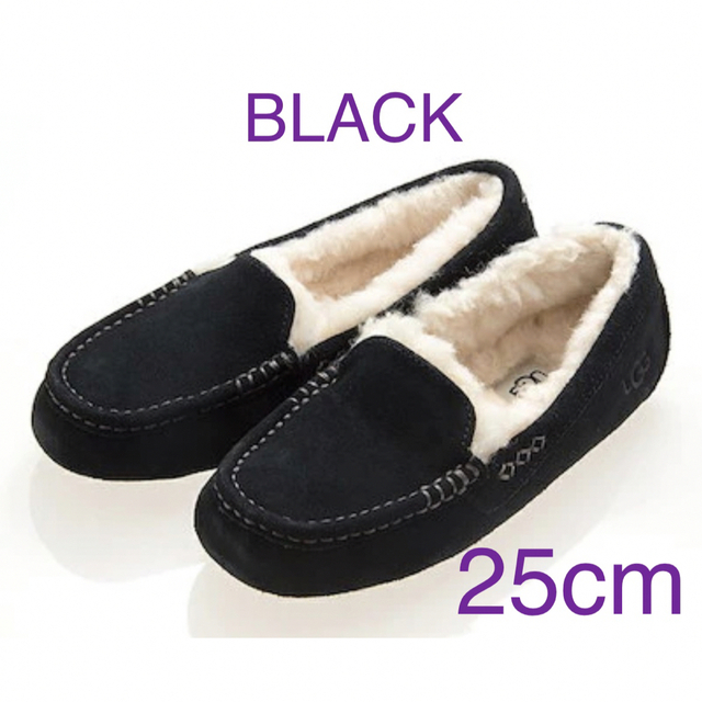 新作 ウォータープルーフ UGG アンスレー モカシン ブラック US8