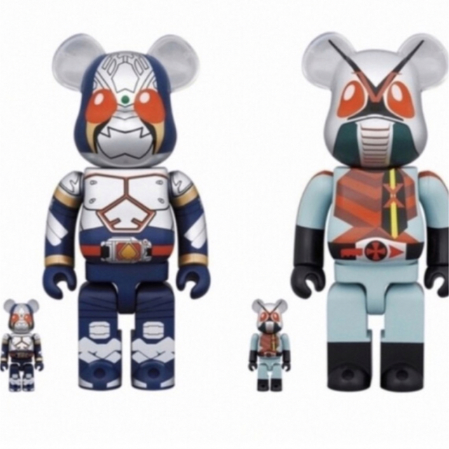 BE@RBRICK 仮面ライダーX 100% & 400% - フィギュア BE@RBRICK 仮面ライダーX 100% & 400% - フィギュア