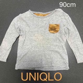 ユニクロ(UNIQLO)のUNIQLO 90cm トップス　長袖(Tシャツ/カットソー)