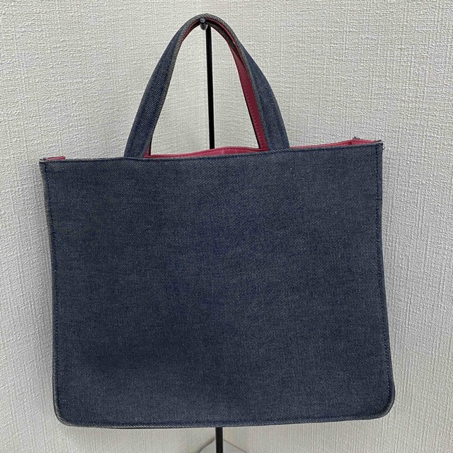 LONGCHAMP(ロンシャン)のLONGCHAMP　ロンシャン　デニム　トートバッグ レディースのバッグ(トートバッグ)の商品写真