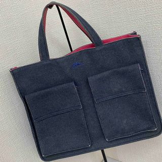 ロンシャン(LONGCHAMP)のLONGCHAMP　ロンシャン　デニム　トートバッグ(トートバッグ)