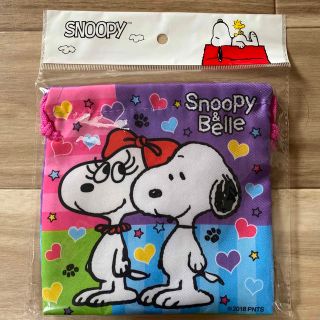 スヌーピー(SNOOPY)のスヌーピー　SNOOPY  コップ袋　巾着(ランチボックス巾着)