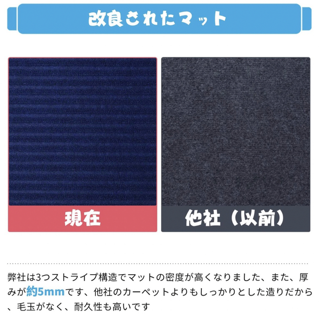 【⭐️早い者勝ち⭐️】タイルカーペット 40枚入 グレー シンプル マット インテリア/住まい/日用品のラグ/カーペット/マット(カーペット)の商品写真