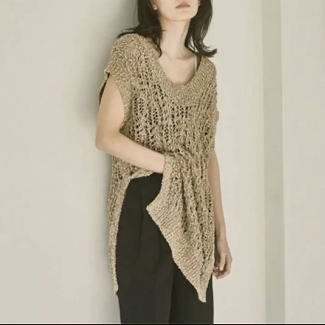 TODAYFUL(トゥデイフル)のtodayful   crochet Knit vest  未使用に近い レディースのトップス(ベスト/ジレ)の商品写真