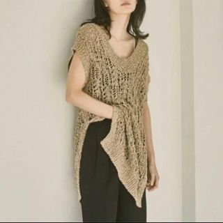 トゥデイフル(TODAYFUL)のtodayful   crochet Knit vest  未使用に近い(ベスト/ジレ)