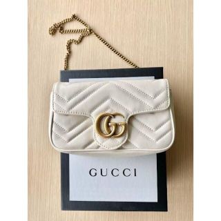 Gucci - GGマーモント キルティング レザー スーパーミニバッグの通販