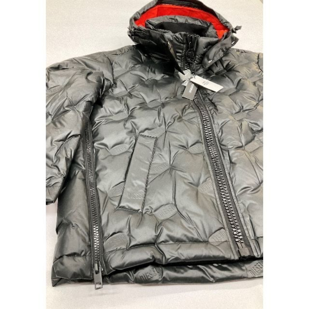DIESEL(ディーゼル)のディーゼル　ダウン ジャケット 1221 ブラック Lサイズ ユニセックス メンズのジャケット/アウター(ダウンジャケット)の商品写真