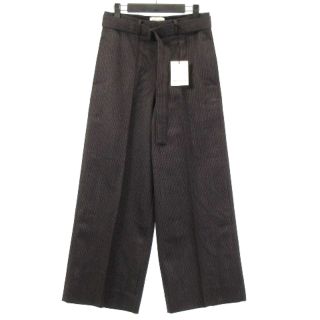 低価好評 ビューティフルピープル ワイド チャコール 36 ボトムス 22AW