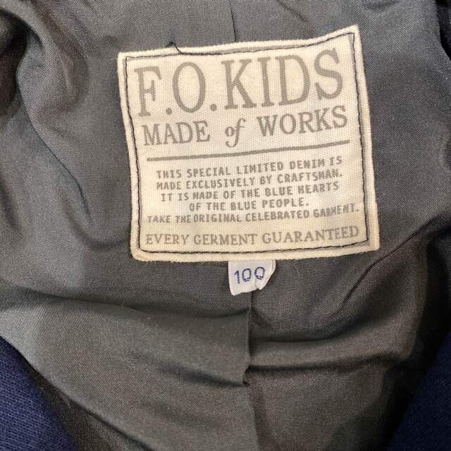 F.O.KIDS(エフオーキッズ)のコート 100cm キッズ/ベビー/マタニティのキッズ服男の子用(90cm~)(コート)の商品写真