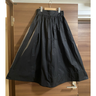 【新品】basement online  タフタスカート(ブラック　Sサイズ)