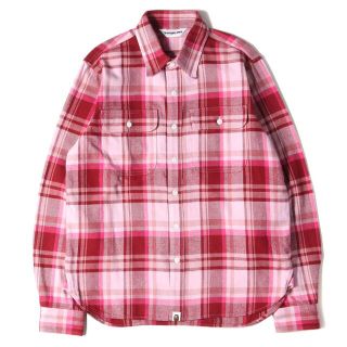 A BATHING APE - A BATHING APE ボタンダウン半袖シャツの通販 by ...