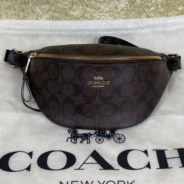 未使用✨　COACH コーチ　ボディバッグ　レザー　シグネスチャー　F48740