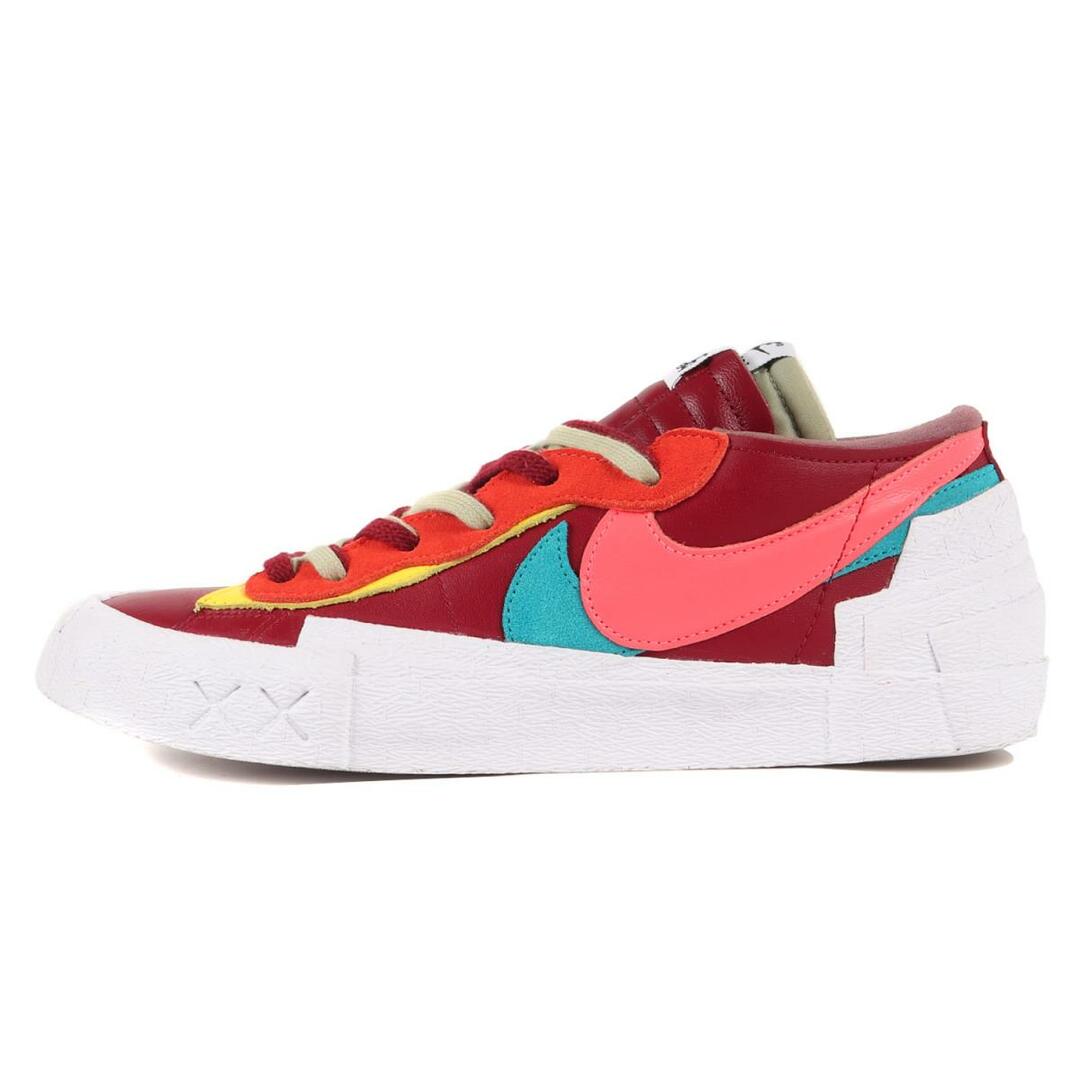 Sacai サカイ スニーカー 21AW ×NIKE ナイキ ×KAWS カウズ BLAZER LOW TEAM RED DM7901-600 チームレッド ホットラヴァ サイズ：27.5cm US9.5 シューズ 靴 ブランド 【メンズ】【美品】【R016】