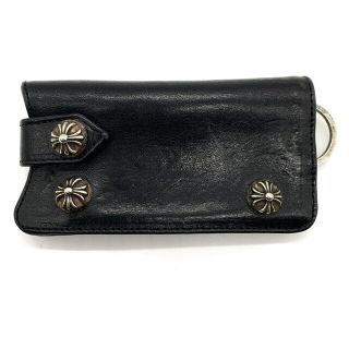 クロムハーツ(Chrome Hearts)のクロムハーツ KEY CASE クロスボールボタン レザーキーケース(キーケース)