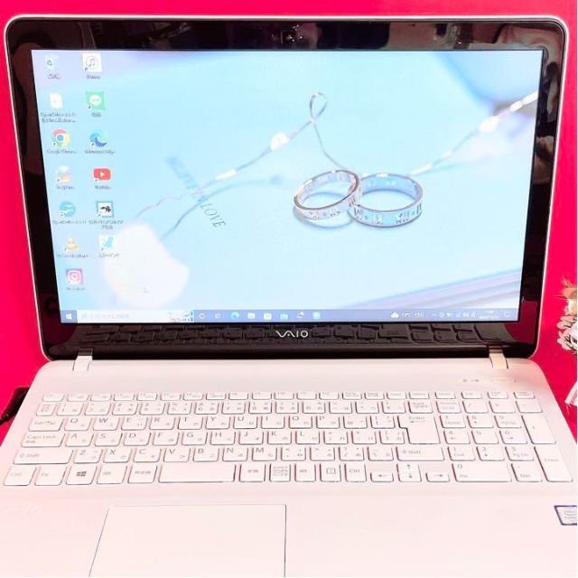 早い者勝ち✨薄型 VAIO シルバー ノートパソコン❣️WEBカメラ✨社会人