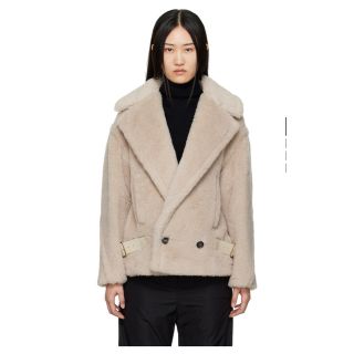 マックスマーラ(Max Mara)のMax Mara テディショートジャケット　バイカージャケット(毛皮/ファーコート)