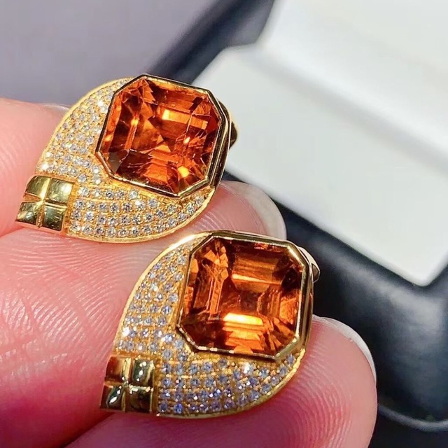 天然トルマリン ダイヤ ピアス6ct k18 ¥ 売り出しクリアランス