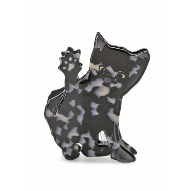 SNIDEL HOME(スナイデルホーム)の新品 ☆ スナイデルホーム キャット アセチ ヘアクリップ 猫 ネコ ねこ レディースのヘアアクセサリー(バレッタ/ヘアクリップ)の商品写真