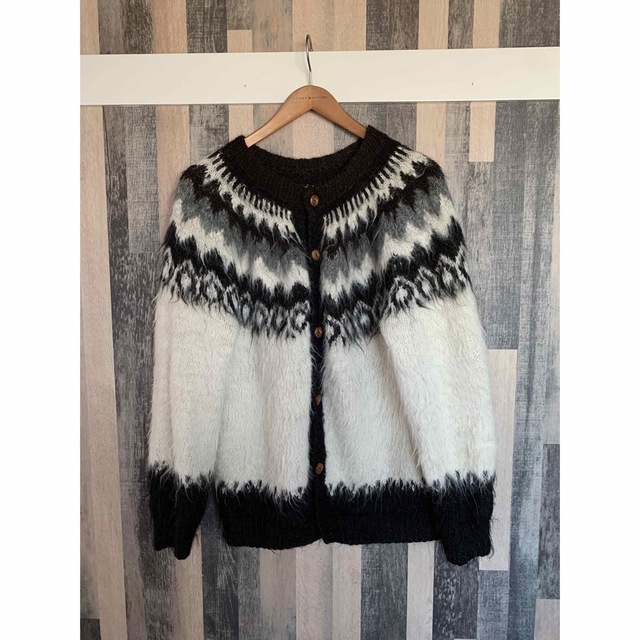 70s Mohair Knit モヘアニット ヴィンテージ カーディガン