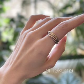 Cartier - 美品 ☆ Cartier カルティエ 7連トリニティリング K18スリー