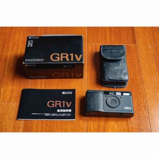 リコー(RICOH)の【完動美品】リコー RICOH GR1v GR ブラック(フィルムカメラ)