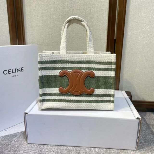 新品未使用　CELINE セリーヌ　スモールカバ　タイス　バッグ　ツイード