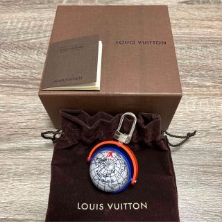 ルイヴィトン(LOUIS VUITTON)の未使用　ルイヴィトン　ポルトクレ　エクスプローラー　地球儀　キーホルダー(キーホルダー)