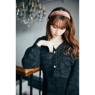 ハーリップトゥ(Her lip to)の【herlipto】HLT Velour Headband(カチューシャ)