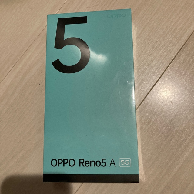 スマートフォン/携帯電話OPPO Reno5A 5G アイスブルー