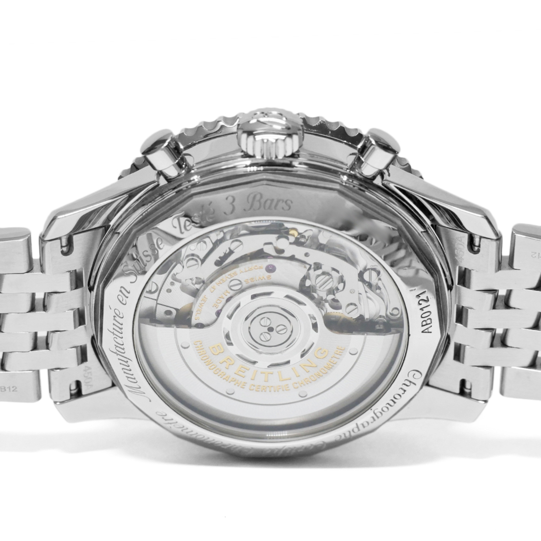 ナビタイマー B01 クロノグラフ 43 ブラック マザーオブパール ジャパン エディション Ref.AB0121211B3A1 品 メンズ 腕時計