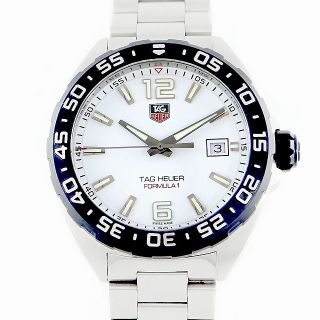 タグホイヤー(TAG Heuer)の電池交換済 TAG Heuer タグホイヤー フォーミュラー1 WAZ1111 白 ホワイト SS ステンレス メンズ クォーツ フォーミュラ1【6ヶ月保証】【腕時計】【中古】(腕時計(アナログ))