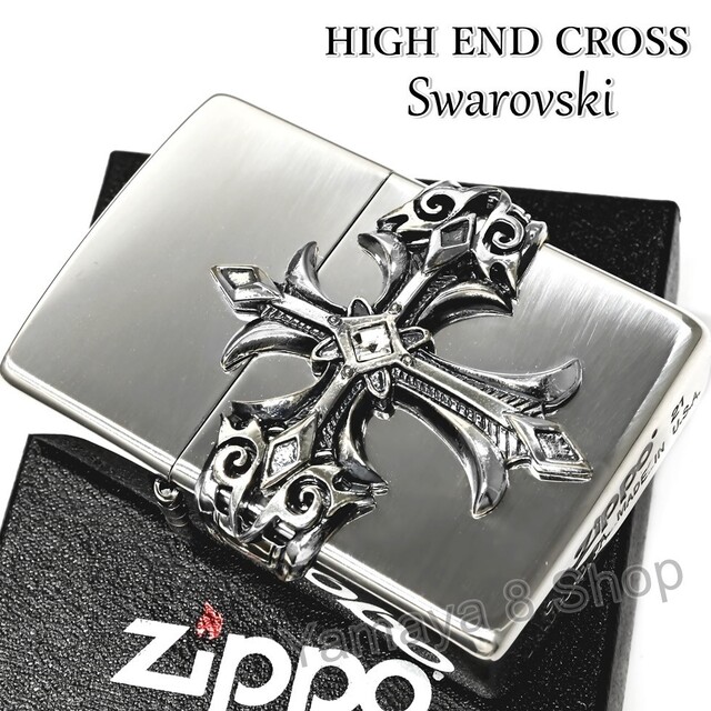 最大75％オフ！ zippo ハイエンドクロス ブラック スワロフスキー