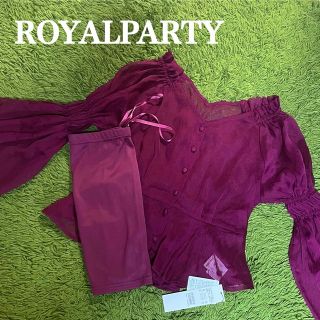 ロイヤルパーティー(ROYAL PARTY)の【ROYALPARTY】2wayシアーブラウス(シャツ/ブラウス(長袖/七分))