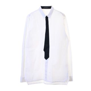 クリスヴァンアッシュ(KRIS VAN ASSCHE)のKRIS VAN ASSCHE 比翼 コットン ドレス シャツ(シャツ)