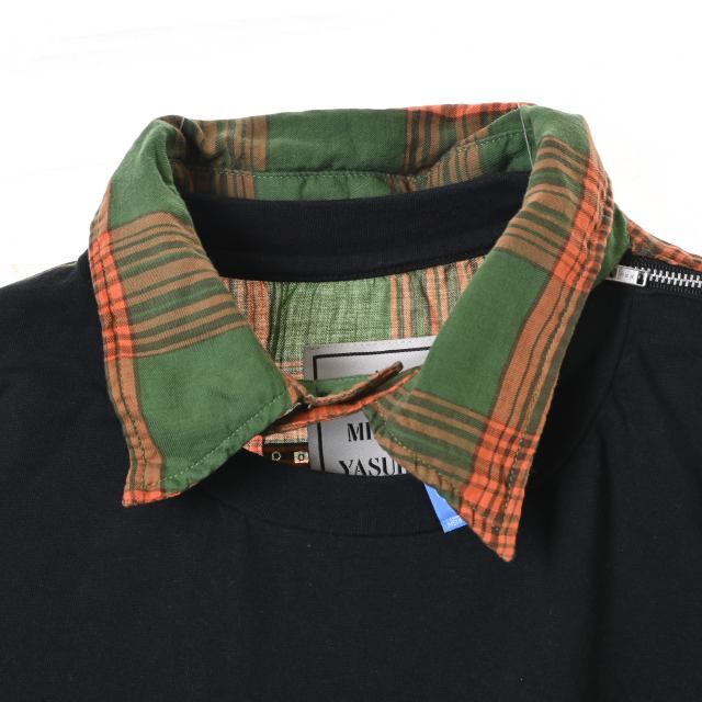 MIHARAYASUHIRO - MIHARA YASUHIRO シャツ ドッキング Tシャツの MIHARAYASUHIRO - MIHARA YASUHIRO シャツ ドッキング Tシャツの
