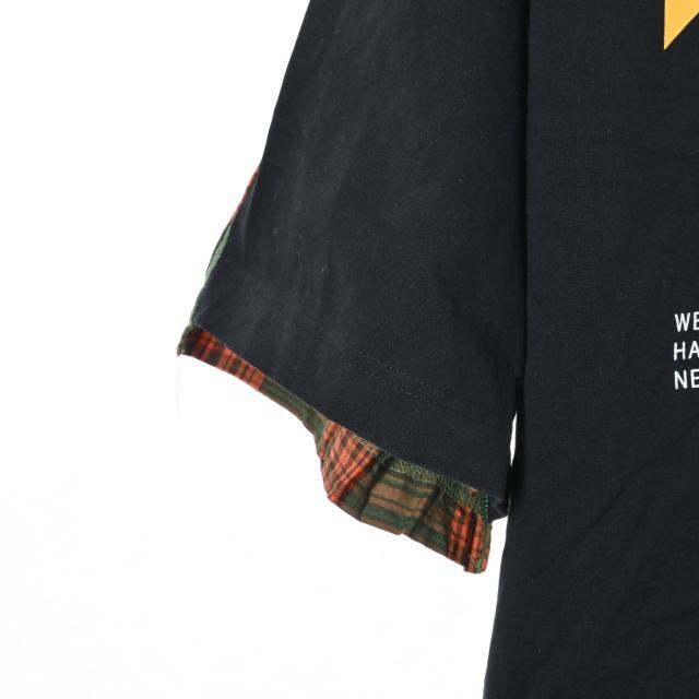 MIHARAYASUHIRO - MIHARA YASUHIRO シャツ ドッキング Tシャツの MIHARAYASUHIRO - MIHARA YASUHIRO シャツ ドッキング Tシャツの