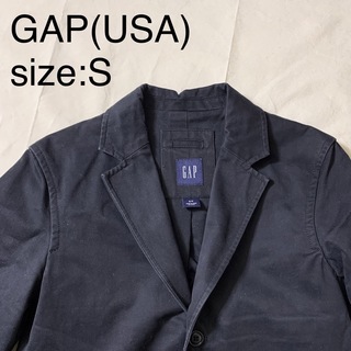 ギャップ(GAP)のGAP(USA)ビンテージブラックモールスキンジャケット(テーラードジャケット)